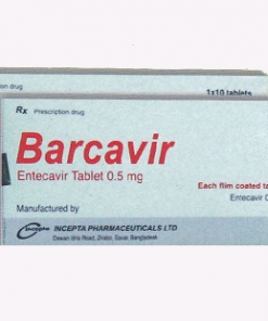 Thuốc Barcavir 0.5 mg điều trị viêm gan B giá bao nhiêu? mua ở đâu rẻ nhất Hà Nội, SG