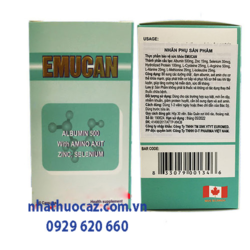 Thuốc Emucan nhập khẩu chính hãng