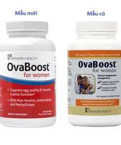 Thuốc Ovaboost (Mẫu mới và mẫu cũ)