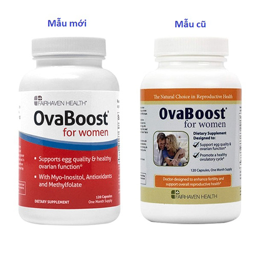Thuốc Ovaboost (Mẫu mới và mẫu cũ)