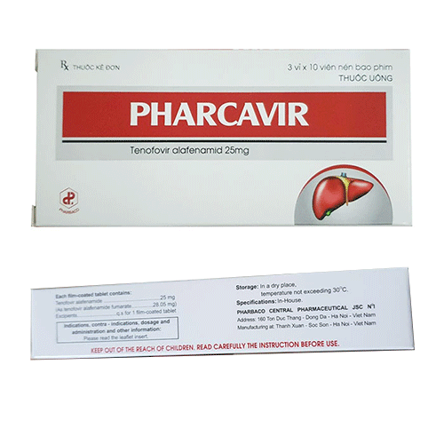 Thuốc Pharcavir điều trị viêm gan B giá bao nhiêu