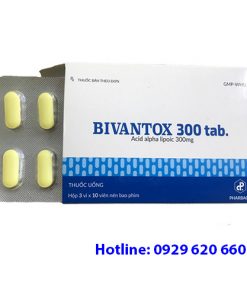 Thuốc Bivantox 300mg – Acid alpha lipoic 300mg điều trị rối loạn thần kinh