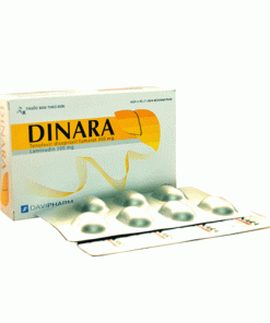 Thuốc Dinara – Tenofovir disoproxil fumarat 300mg; Lamivudin 100mg