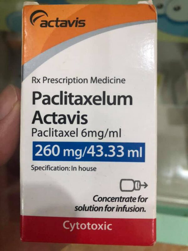 Thuốc Paclitaxelum Actavis 5mg – giá bao nhiêu?