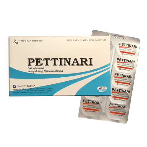 Thuốc Pettinari – Citicolin 500mg