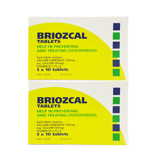 Thuốc Briozcal 1250mg/125UI  – Công dụng – Liều dùng – Giá bán