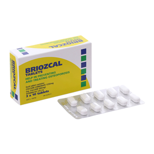 Thuốc Briozcal 1250mg/125UI điều trị loãng xương