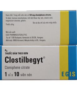 Thuốc Clostilbegyt 50mg giá bao nhiêu?