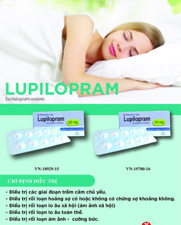 Thuốc Lupilopram 10mg có tác dụng gì?