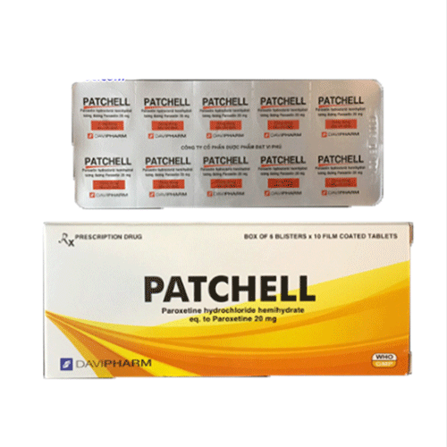 Thuốc Patchell 20mg – Paroxetin – Công dụng, Liều dùng, Giá bán