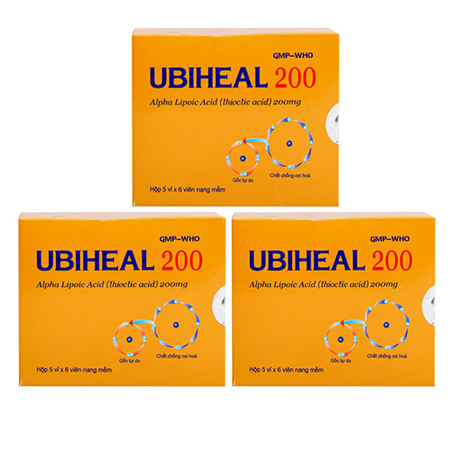 Thuốc Ubiheal 200mg – Alpha lipoic acid 200 mg