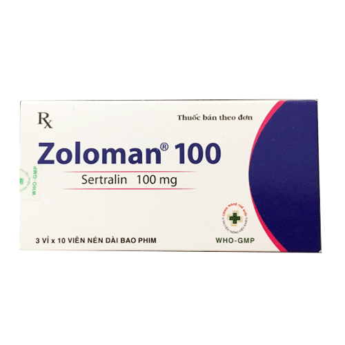 Thuốc Zoloman 100 – Sertraline 100mg