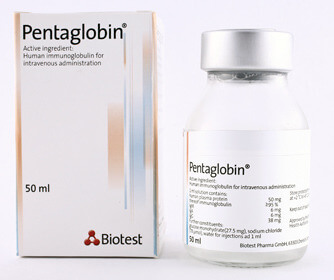Thuốc pentaglobin giá bao nhiêu