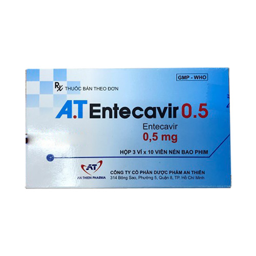 Thuốc A.T Entercavir 0,5mg có tác dụng gì?