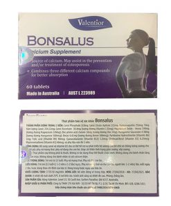 Thuốc Bonsalus - Canxi có tác dụng phụ gì?