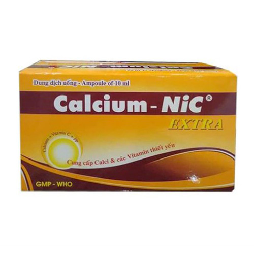Thuốc Calcium-Nic extra - Calci glucoheptonat