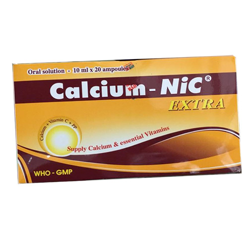 Thuốc Calcium-Nic extra giá bao nhiêu?