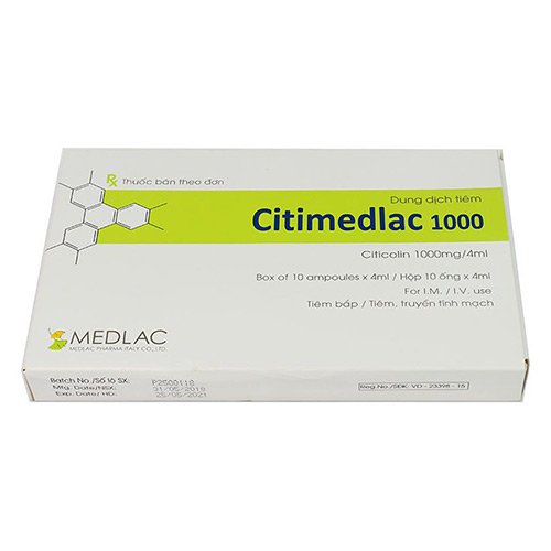 Thuốc Citimedlac 1000 mg/4 ml– Citicoline 1000 mg/4 ml