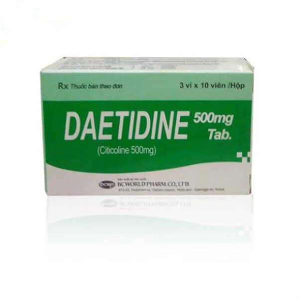 Thuốc Daetidine – Citicolin 500mg bổ não