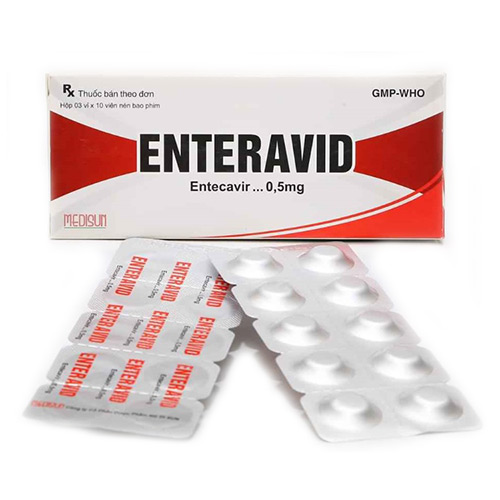 Thuốc Enteravid – Entecavir 0,5mg điều trị viêm gan B