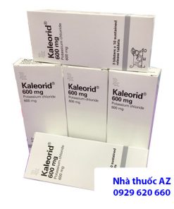 Thuốc Kaleorid có tác dụng gì?