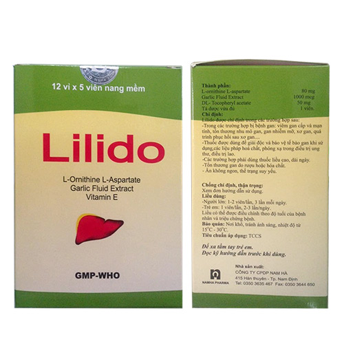 Thuốc Lilido có tác dụng gì?
