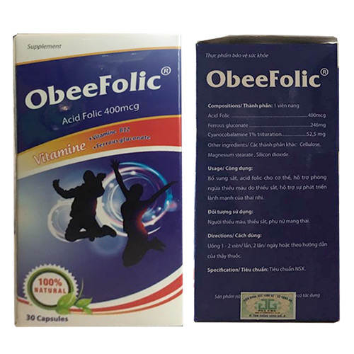 Thuốc Obee Folic có tác dụng gì?