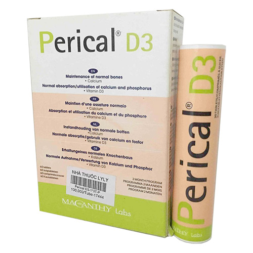 Thuốc Perical D3 có tác dụng phụ gì?