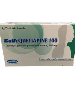 Thuốc SaVi Quetiapine 100 điều trị tâm thần phân liệt