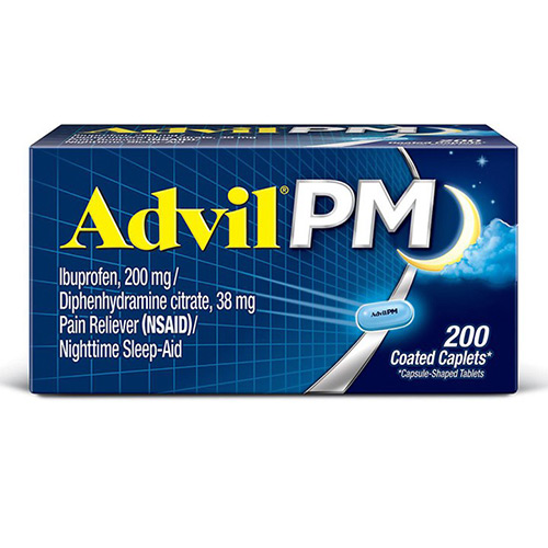 Thuốc Advil PM - Ibuprofen 200mg