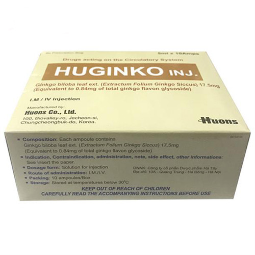 Thuốc Huginko có tác dụng gì?