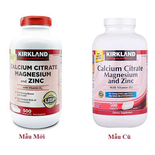 Thuốc Kirkland Calcium Citrate Magnesium and Zinc giá bao nhiêu?