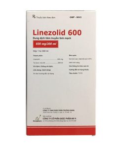 Thuốc Linezolid 600mg/300mL điều trị viêm phổi