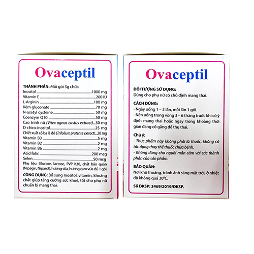 Thuốc Ovaceptil có tác dụng gì?