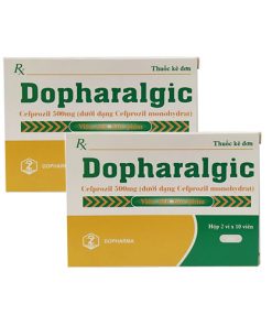 Thuốc Dopharalgic điều trị nhiễm khuẩn