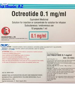 Thuốc Octreotide 0,1mg/1ml mua ở đâu uy tín?