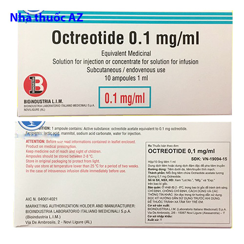 Thuốc Octreotide 0,1mg/1ml mua ở đâu uy tín?