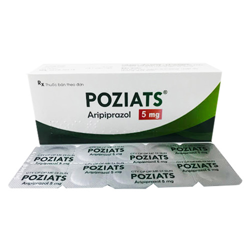 Thuốc Poziats 5mg – Aripiprazol 5mg điều trị tâm thần phân liệt