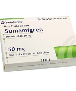 Thuốc Sumamigren 50mg điều trị đau đầu