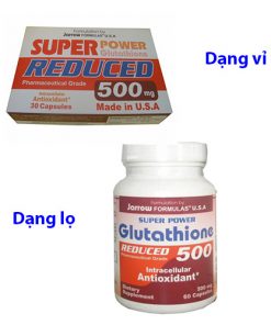 Thuốc Super Power Glutathione Reduced giá bao nhiêu?