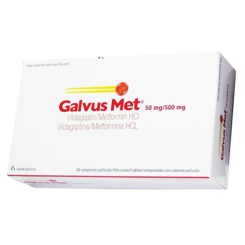 Thuốc Galvus Met 50/500mg điều trị đái tháo đường