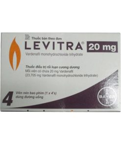 Thuốc Levitra – Vardenafil điều trị rối loạn cương dương