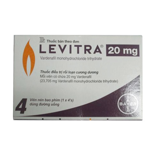 Thuốc Levitra – Vardenafil điều trị rối loạn cương dương