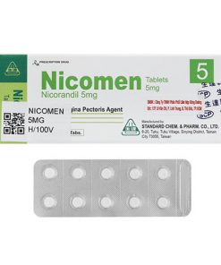 Thuốc Nicomen 5mg điều trị cơn đau thắt ngực