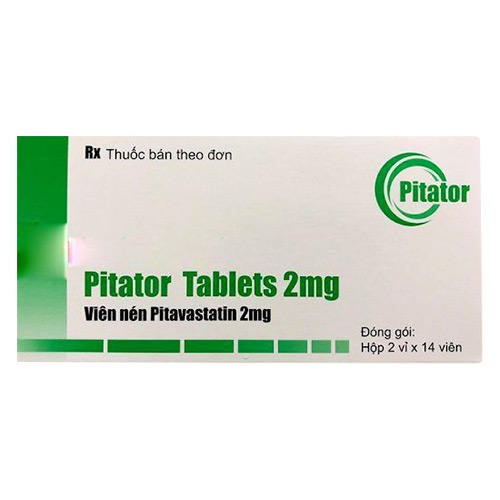 Thuốc Pitator – Pitavastatin 2mg