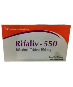 Thuốc Rifaximin 550mg điều trị tiêu chảy