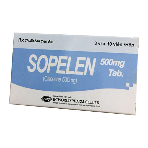 Thuốc Sopelen – Citicolin 500mg có tác dụng gì?
