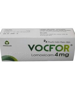 Thuốc Vocfor - Lornoxicam 4mg giảm đau kháng viêm