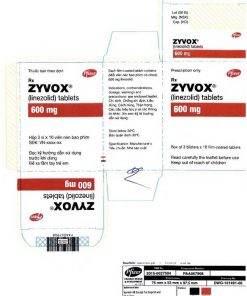 Thuốc Zyvox - Linezolid 600mg giá bao nhiêu?
