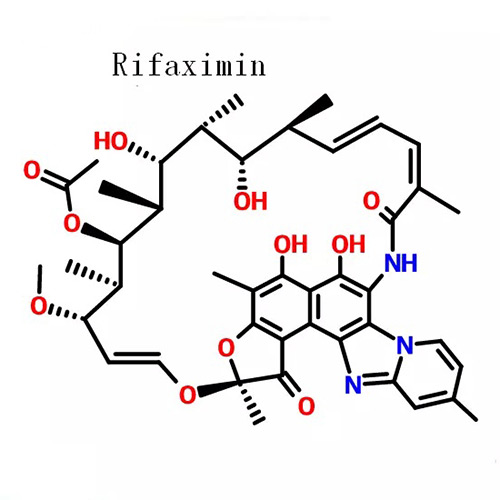 cấu trúc của Rifaximin 550mg